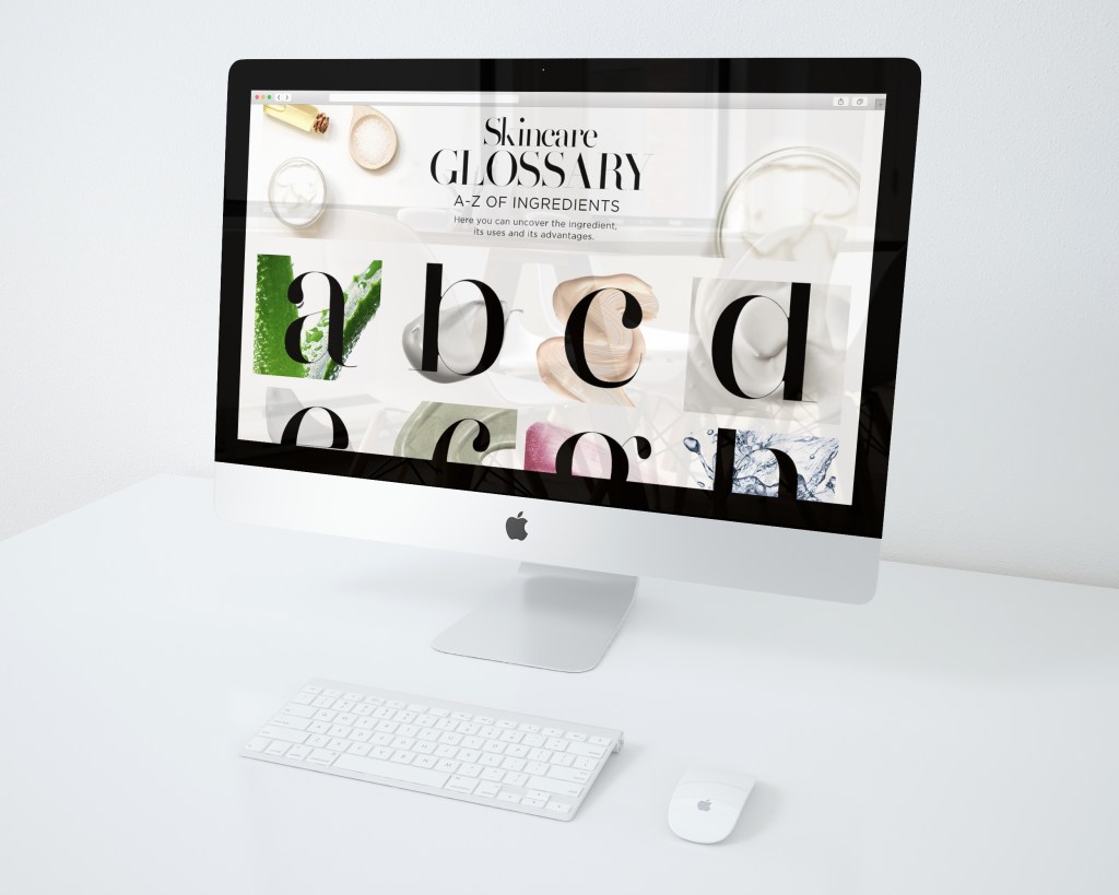 Skincare Glossary Landing Page