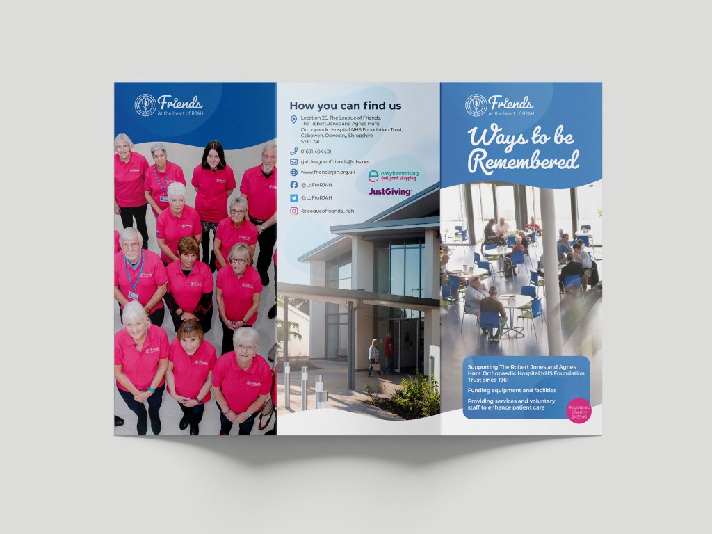 The League of Friends at RJAH leaflet
